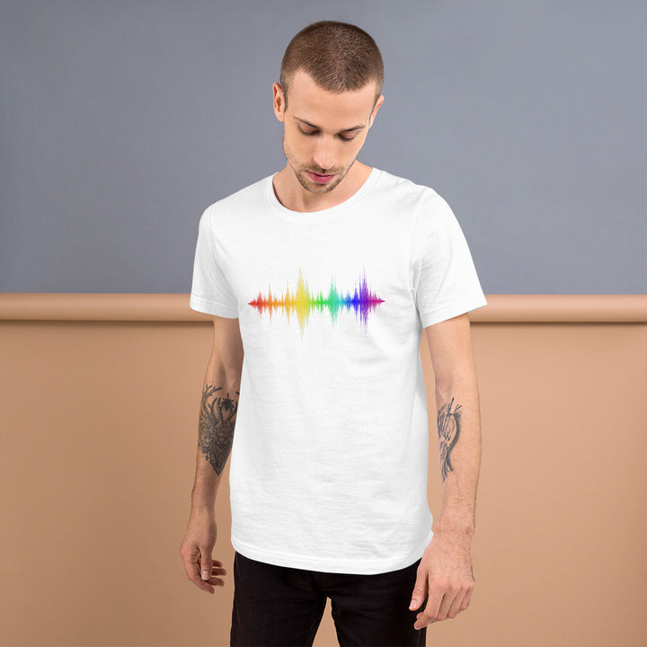 Rainbow Sound Wave T-Shirt T-shirts The Rainbow Stores