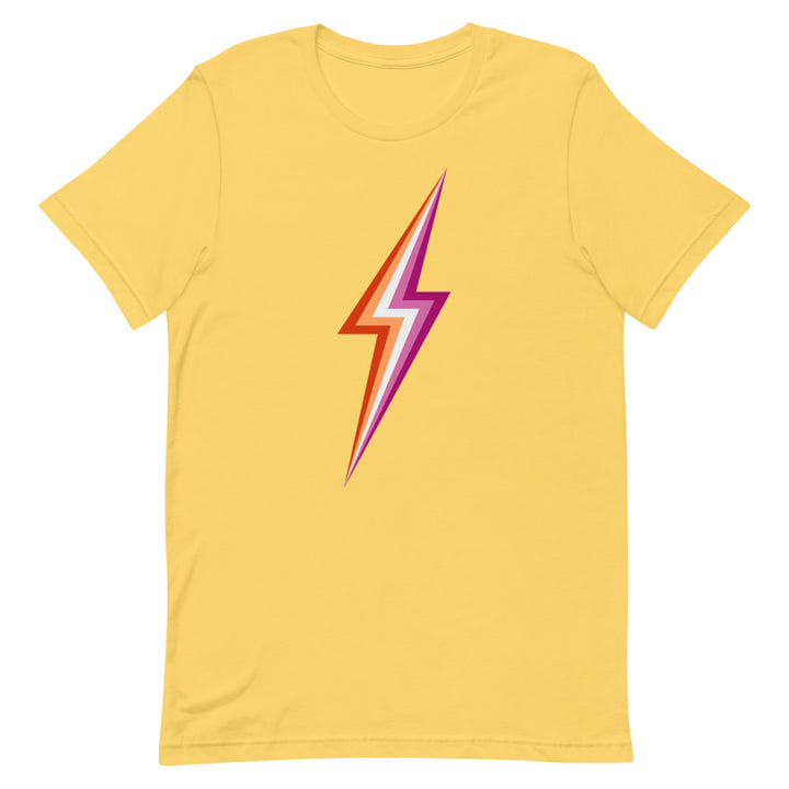 Lesbian Lightning T-Shirt T-shirts The Rainbow Stores