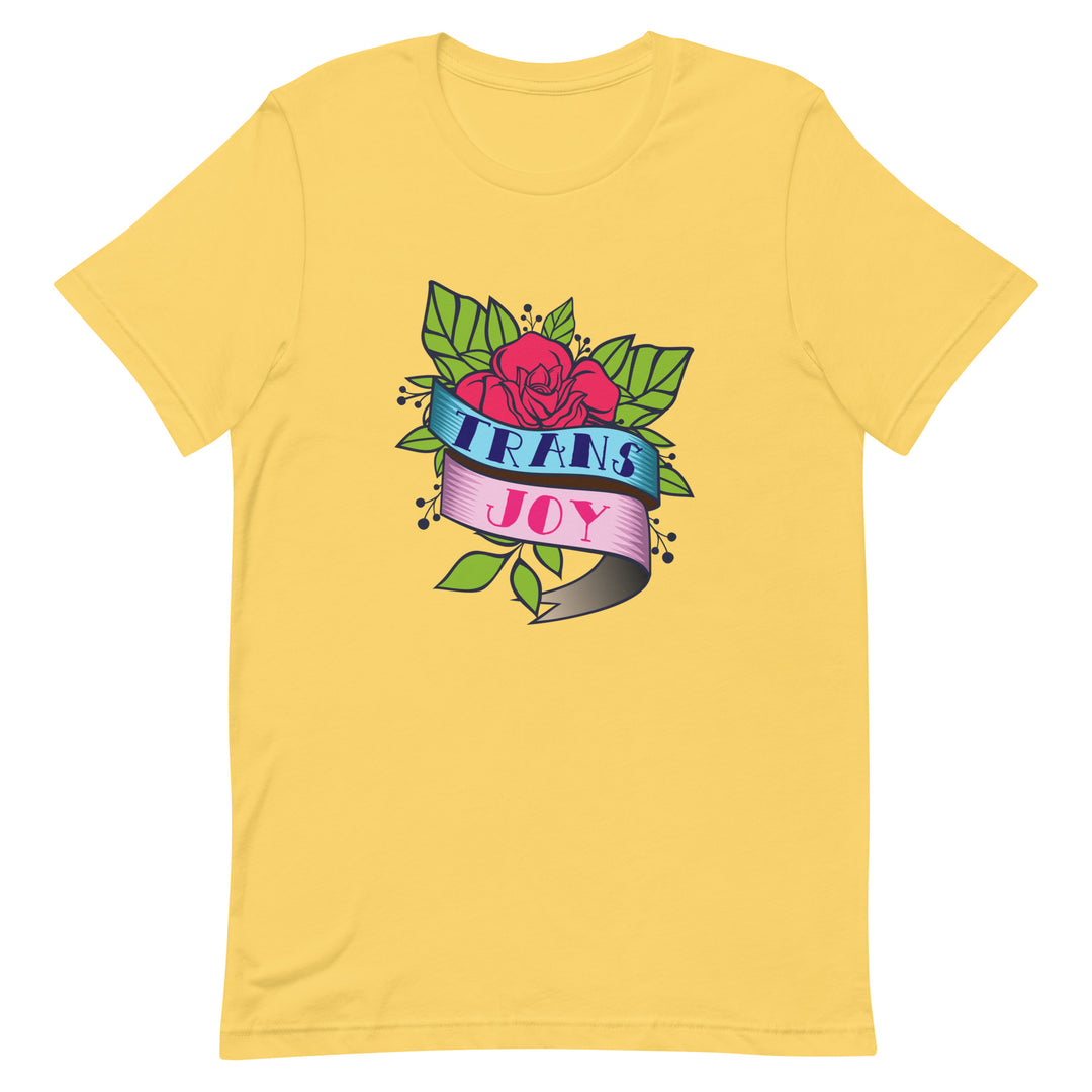 Trans Joy Tattoo T-shirt T-shirts The Rainbow Stores