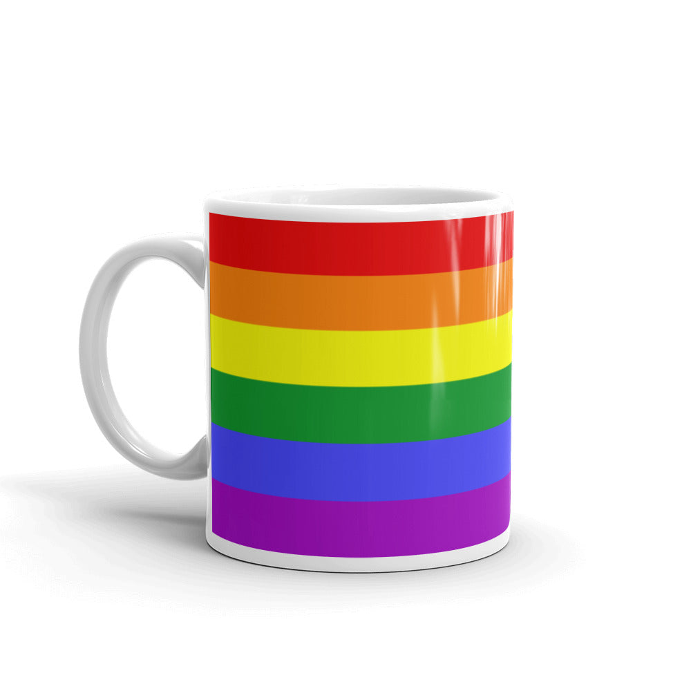 Rainbow Pride Flag Mug Mugs The Rainbow Stores