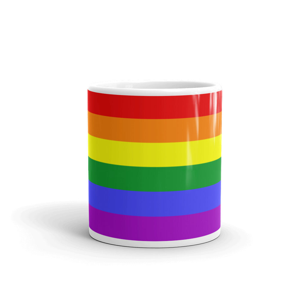 Rainbow Pride Flag Mug Mugs The Rainbow Stores