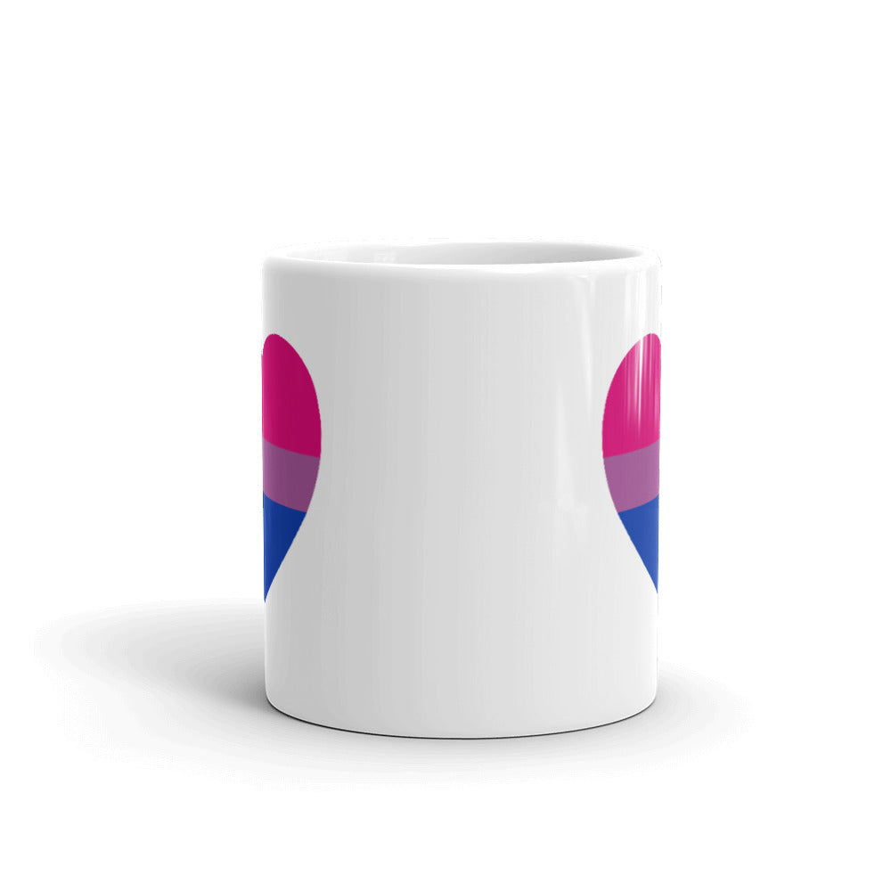 Bisexual Flag Heart Mug Mugs The Rainbow Stores