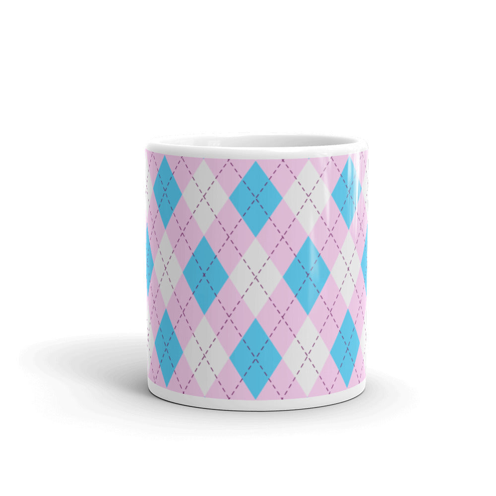 Trans Tartan Mug Mugs The Rainbow Stores