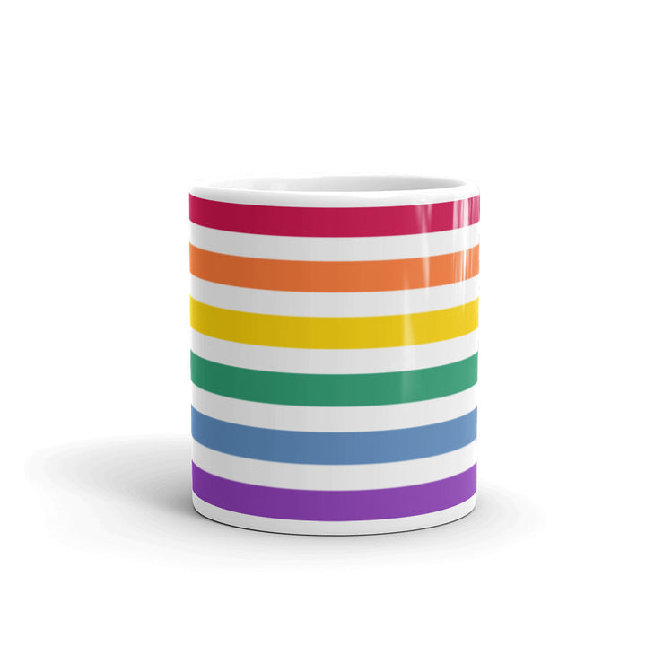 Split Rainbow Pride Flag Mug Mugs The Rainbow Stores