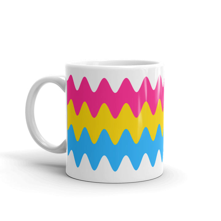 Pansexual Wavy Pride Flag Mug Mugs The Rainbow Stores