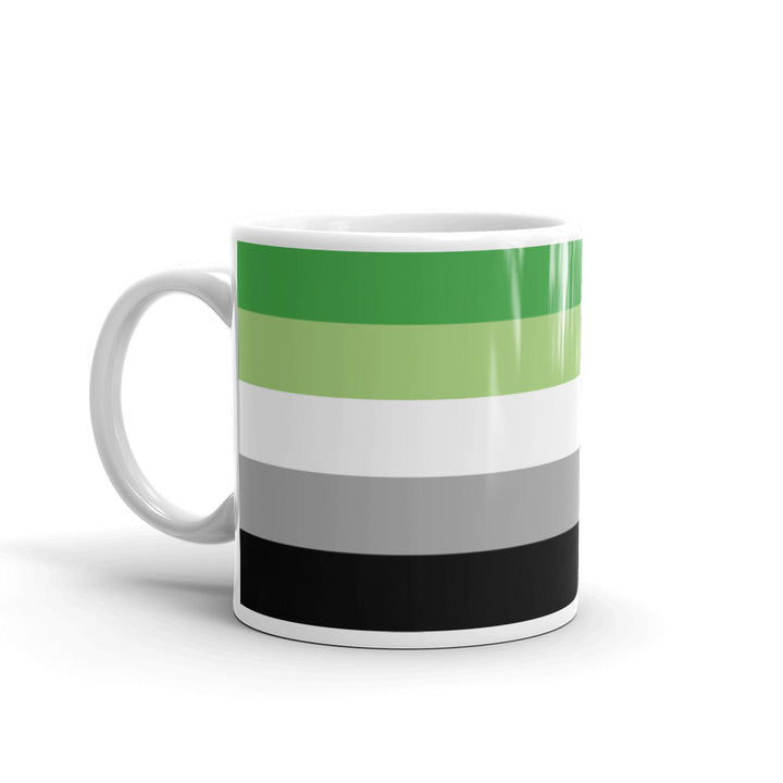 Aromantic Pride Flag Mug Mugs The Rainbow Stores