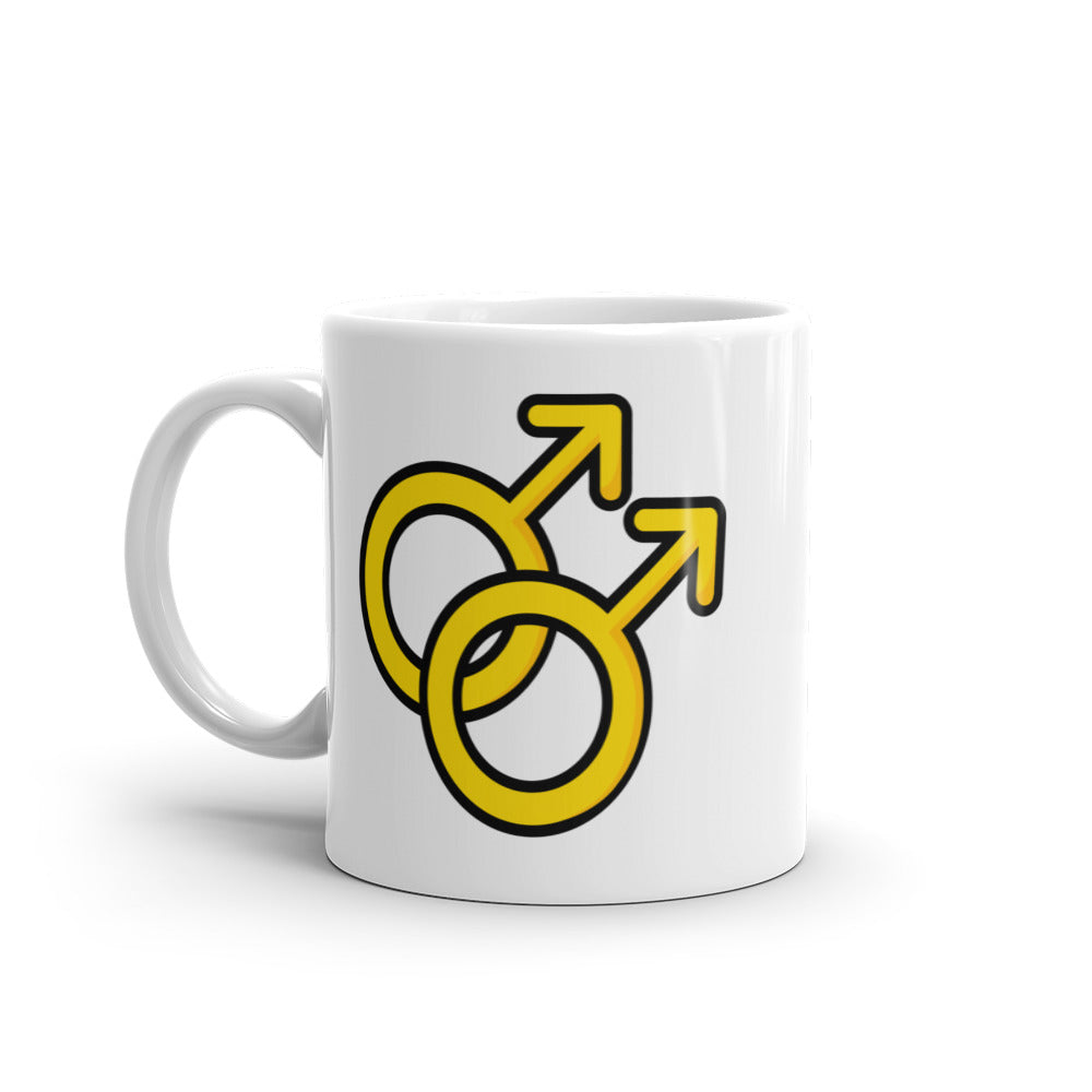 Gay Man Symbol Mug Mugs The Rainbow Stores