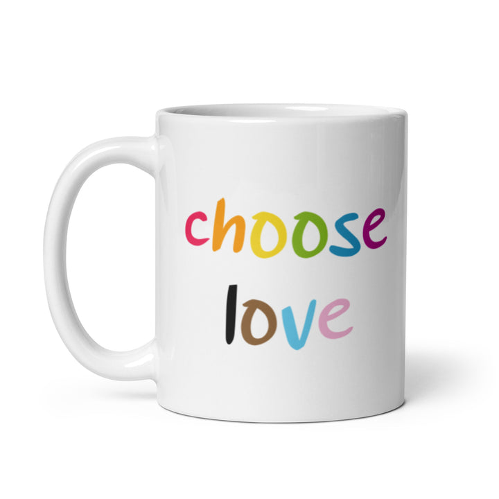 We Choose Love Mug Mugs The Rainbow Stores