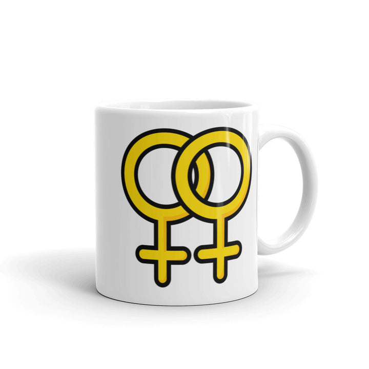 Lesbian Symbol Mug Mugs The Rainbow Stores