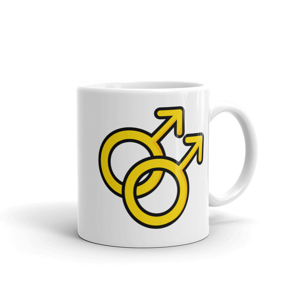 Gay Man Symbol Mug Mugs The Rainbow Stores