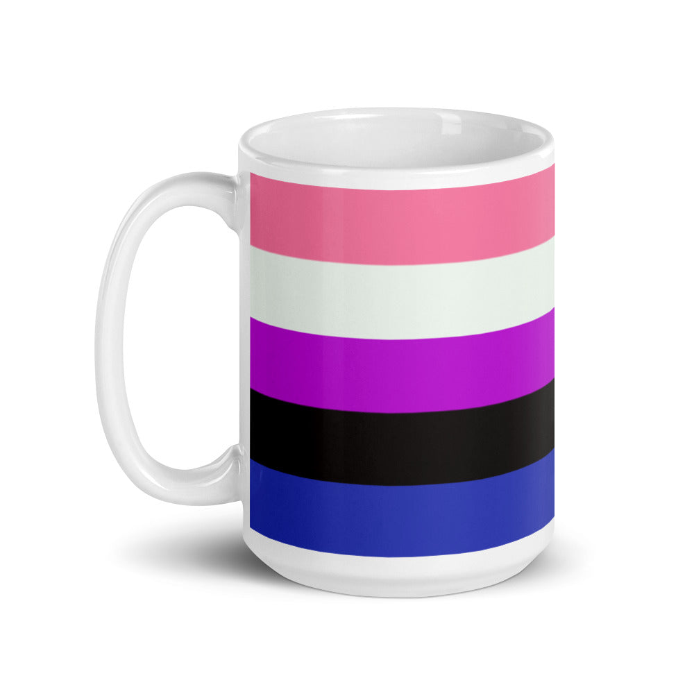 Gender Fluid Flag Mug Mugs The Rainbow Stores