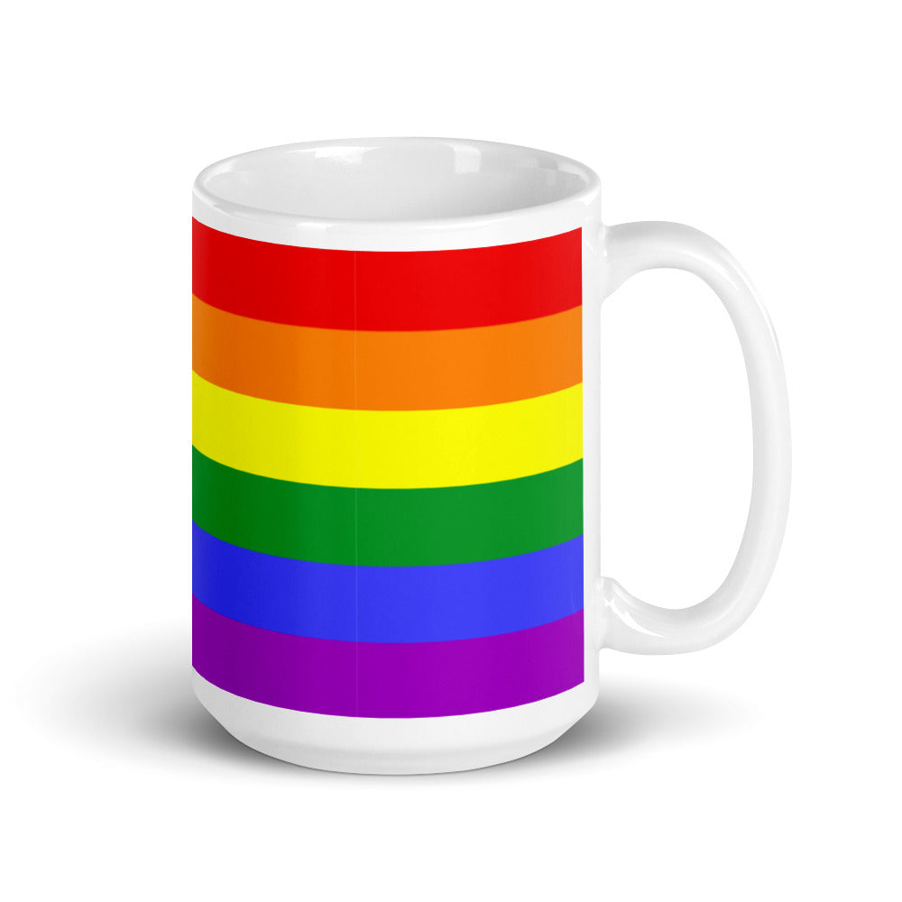 Rainbow Pride Flag Mug Mugs The Rainbow Stores