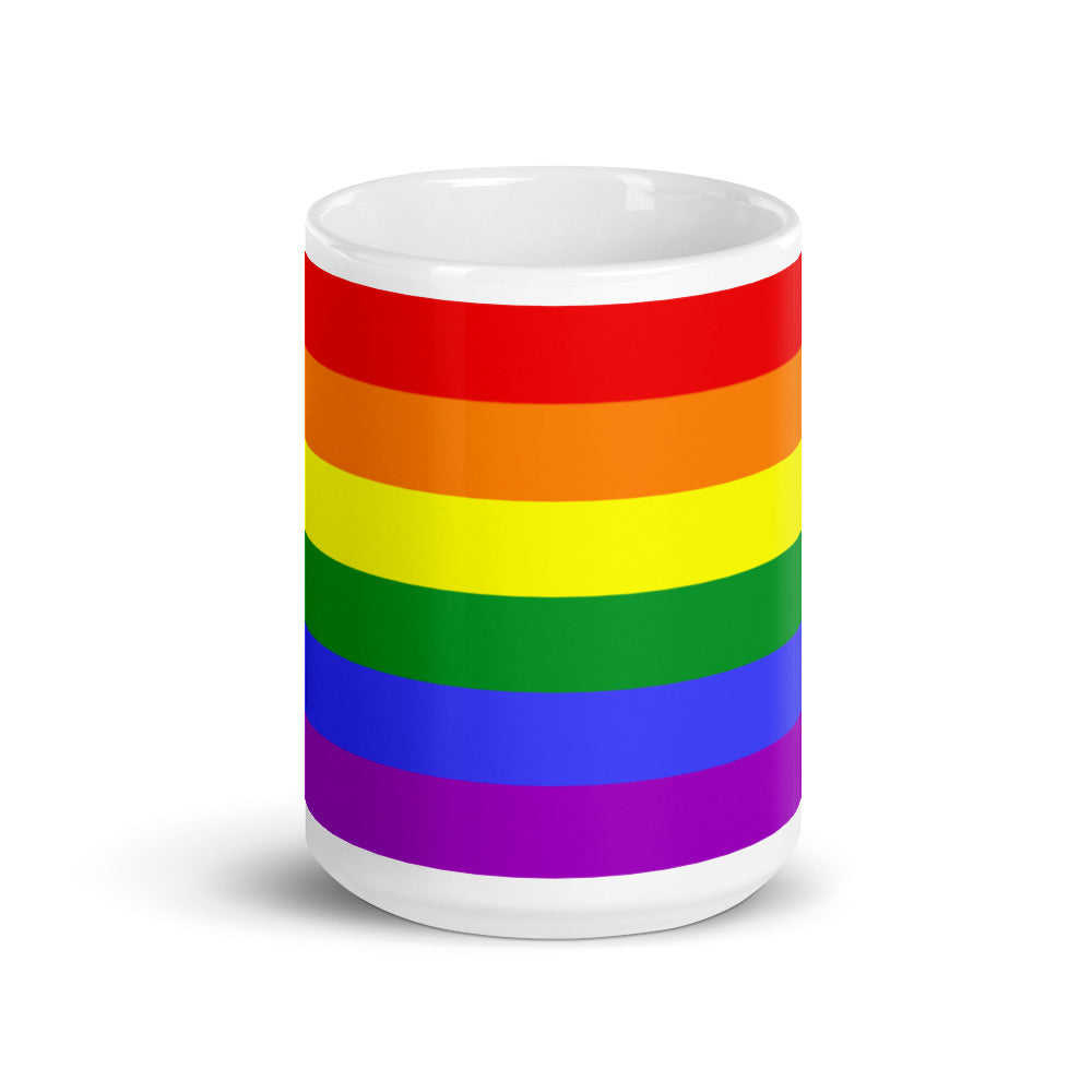 Rainbow Pride Flag Mug Mugs The Rainbow Stores