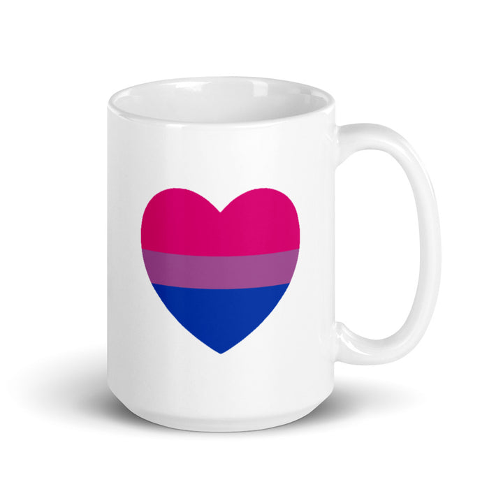 Bisexual Flag Heart Mug Mugs The Rainbow Stores