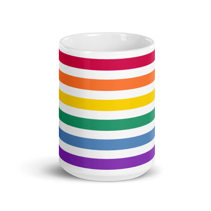 Split Rainbow Pride Flag Mug Mugs The Rainbow Stores