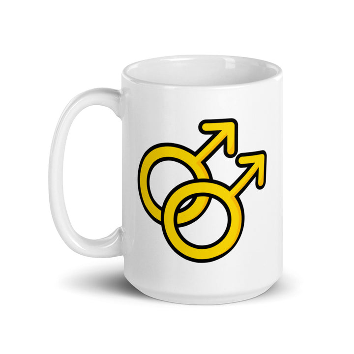 Gay Man Symbol Mug Mugs The Rainbow Stores