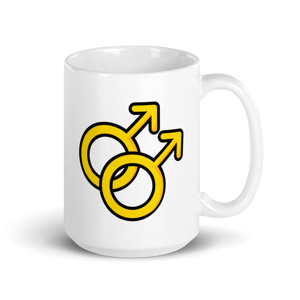 Gay Man Symbol Mug Mugs The Rainbow Stores