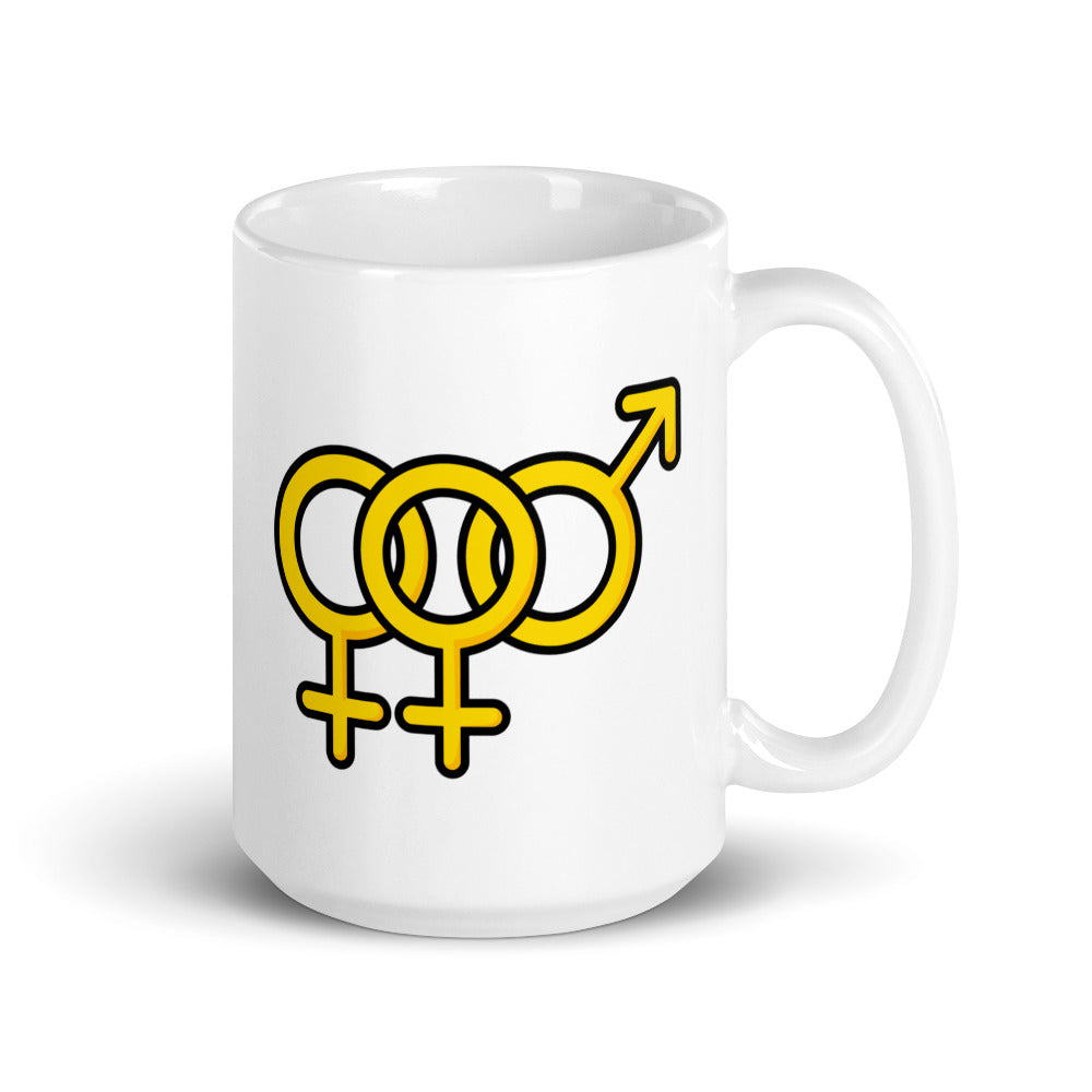 Bisexual Woman Symbol Mug Mugs The Rainbow Stores