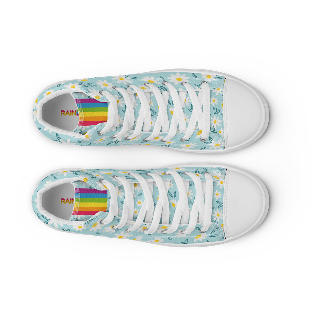 Rainbow Daisy High Top Trainers (female sizes) High Tops The Rainbow Stores