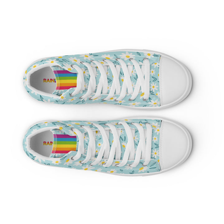 Rainbow Daisy High Top Trainers (female sizes) High Tops The Rainbow Stores