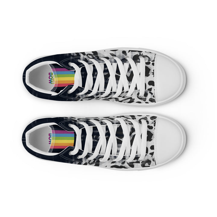 Faded Leopard High Top Trainers (female sizes) High Tops The Rainbow Stores