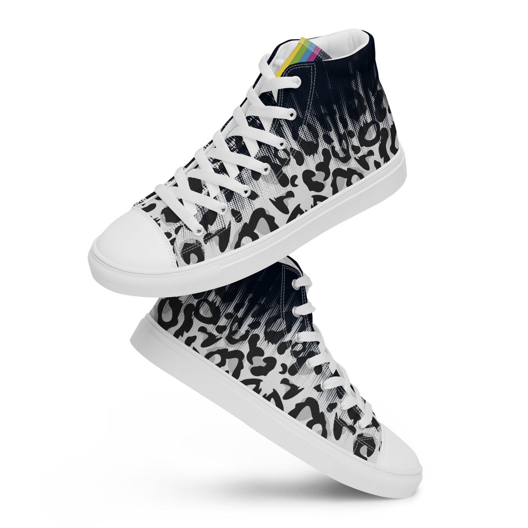 Faded Leopard High Top Trainers (female sizes) High Tops The Rainbow Stores