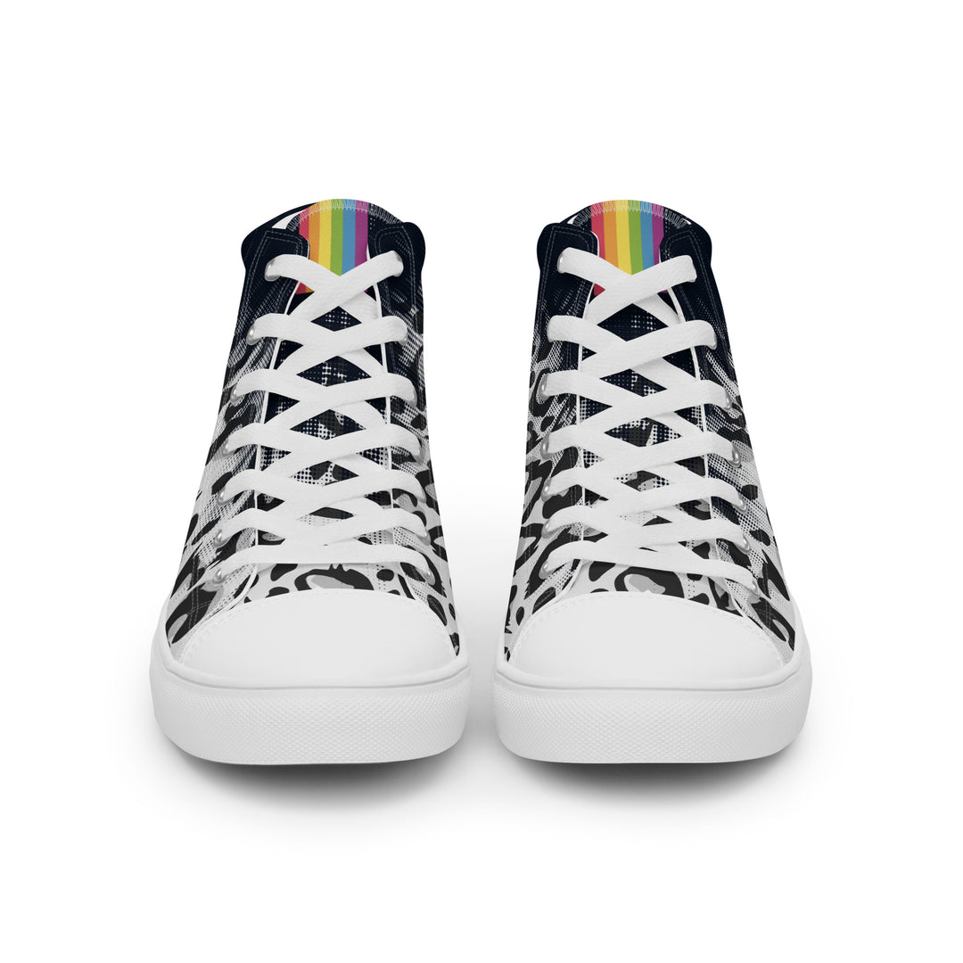 Faded Leopard High Top Trainers (female sizes) High Tops The Rainbow Stores