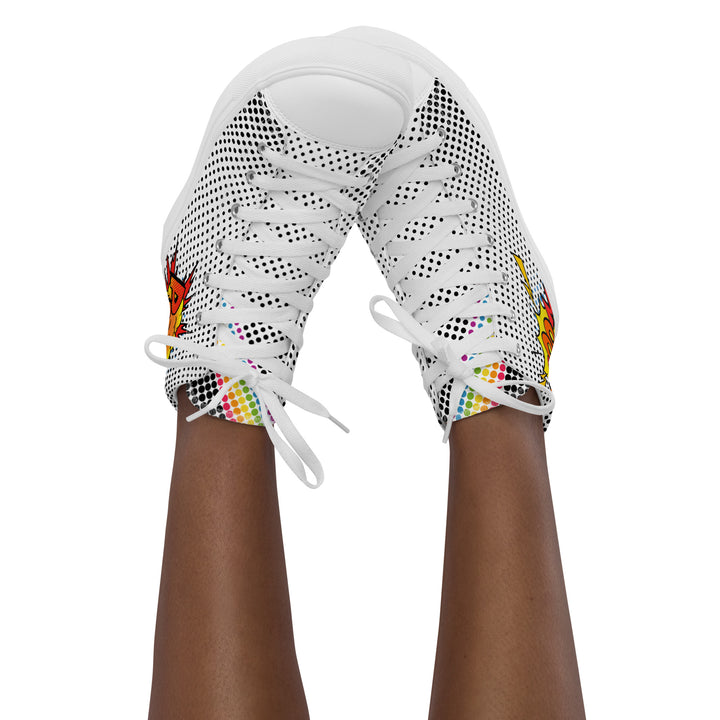 Pow! Pop Art High Top Trainers (female sizes) High Tops The Rainbow Stores