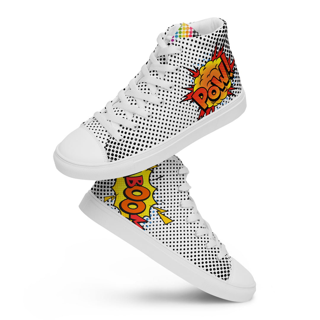 Pow! Pop Art High Top Trainers (female sizes) High Tops The Rainbow Stores