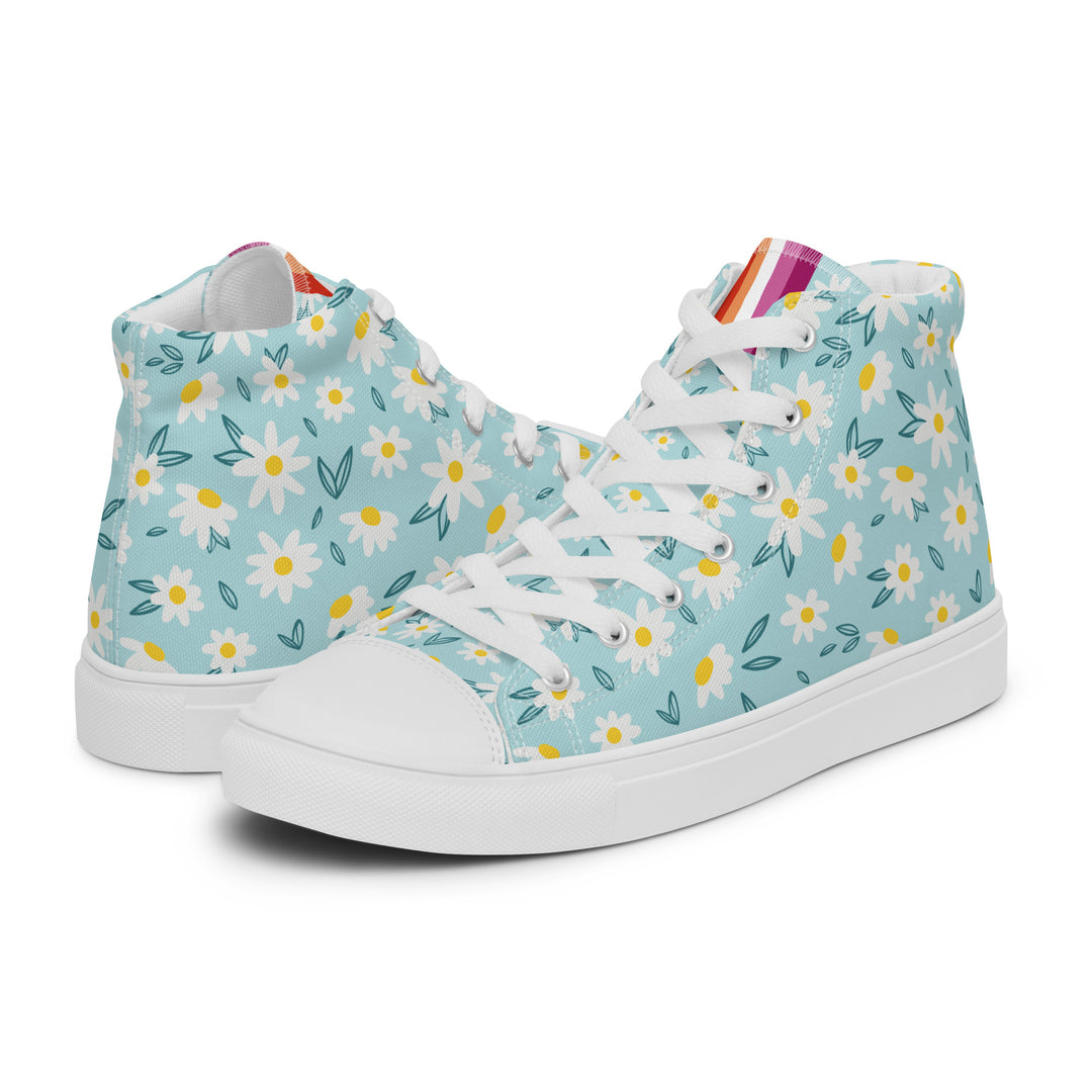 Lesbian Daisy High Top Shoes (female sizes) High Tops The Rainbow Stores