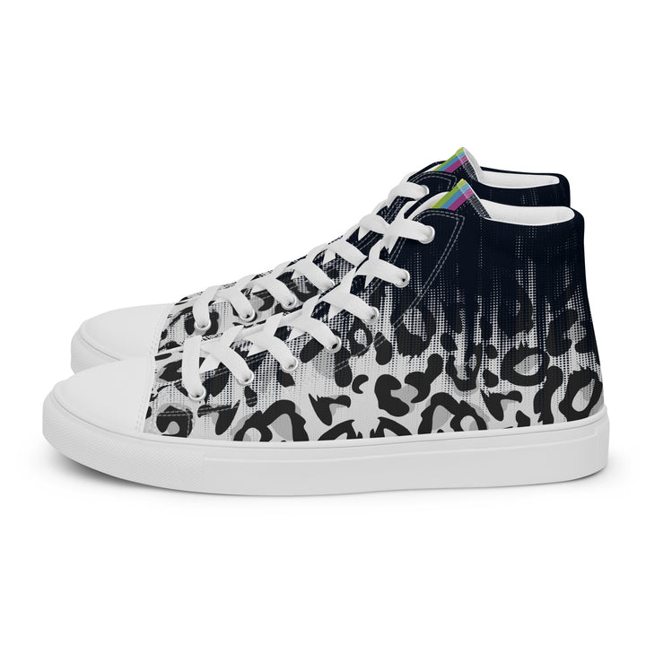 Faded Leopard High Top Trainers (female sizes) High Tops The Rainbow Stores