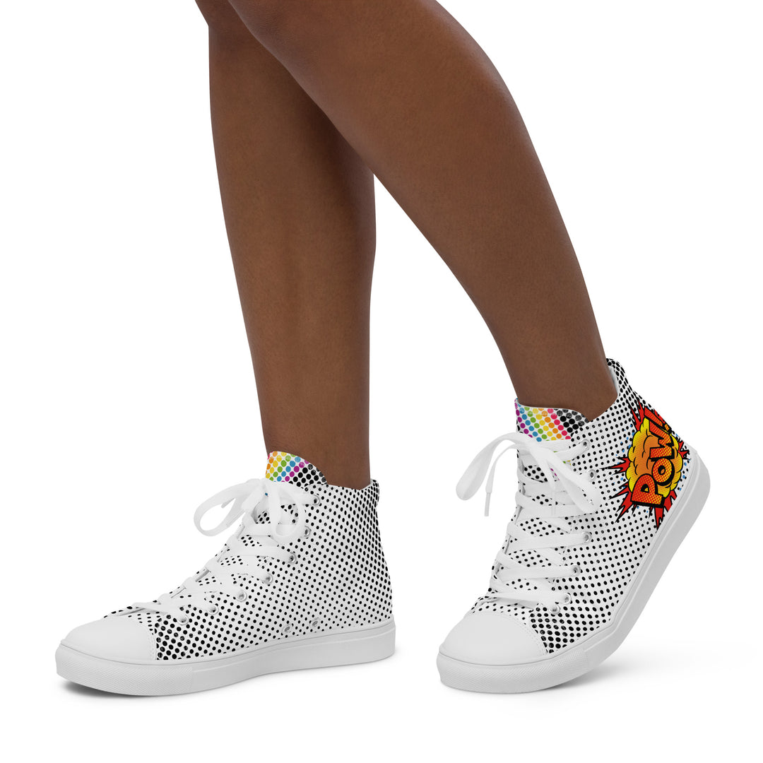 Pow! Pop Art High Top Trainers (female sizes) High Tops The Rainbow Stores