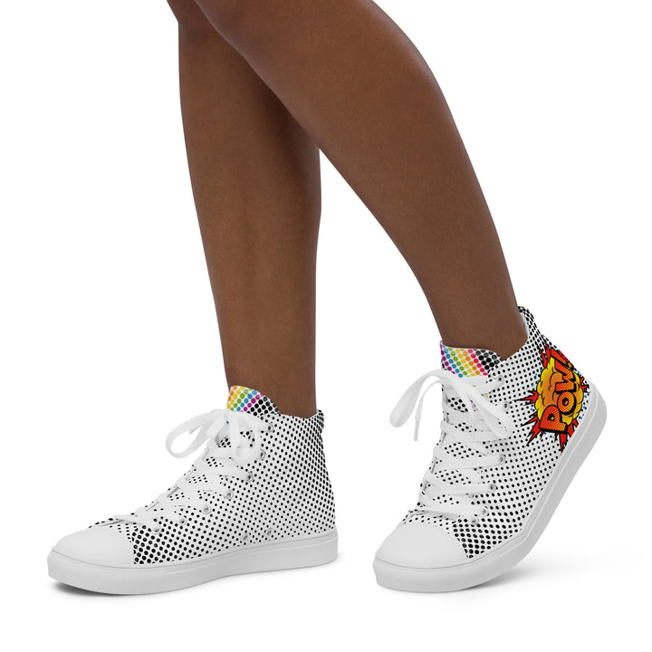 Pow! Pop Art High Top Trainers (female sizes) High Tops The Rainbow Stores