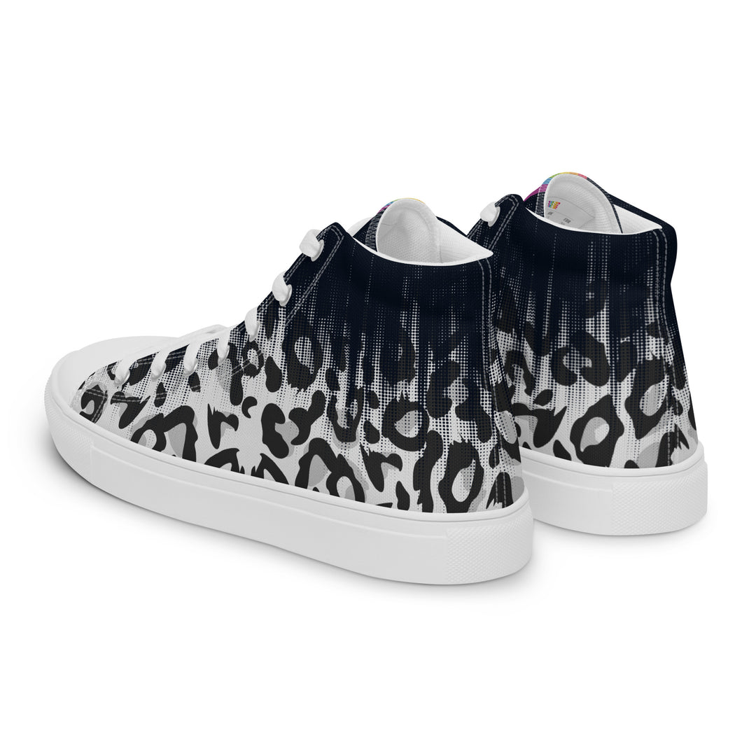 Faded Leopard High Top Trainers (female sizes) High Tops The Rainbow Stores