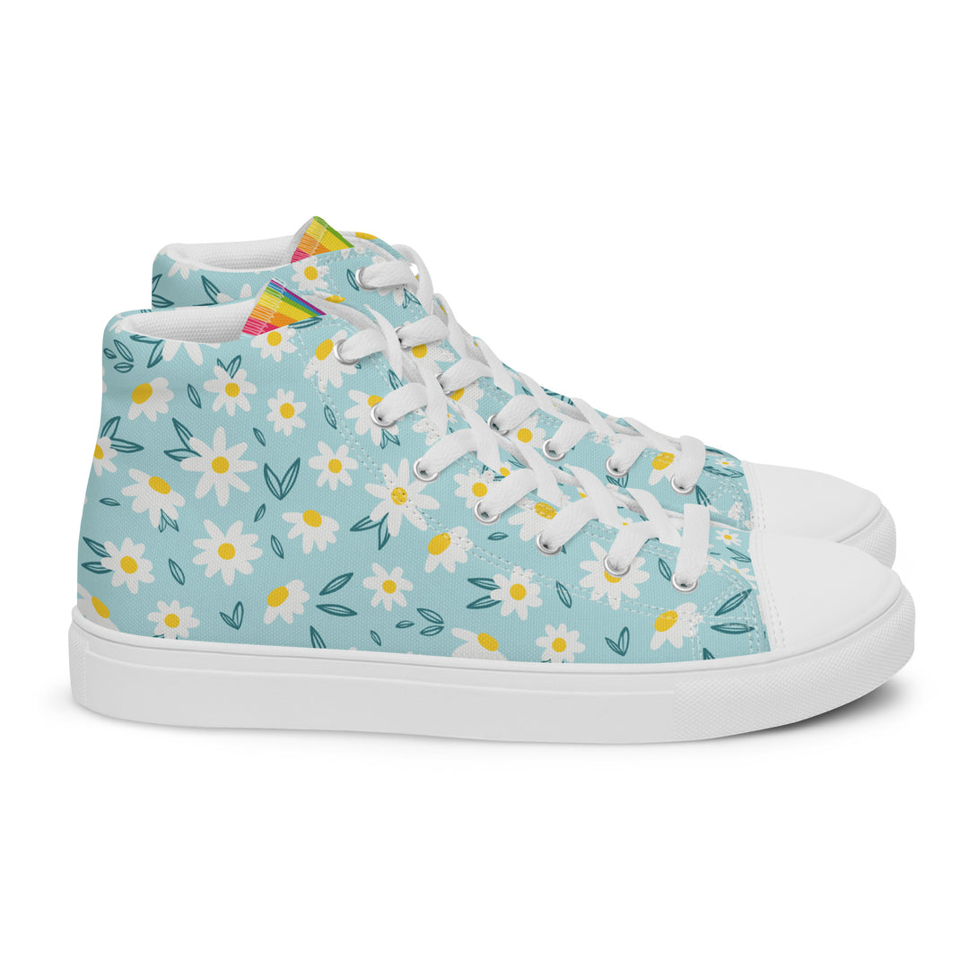 Rainbow Daisy High Top Trainers (female sizes) High Tops The Rainbow Stores