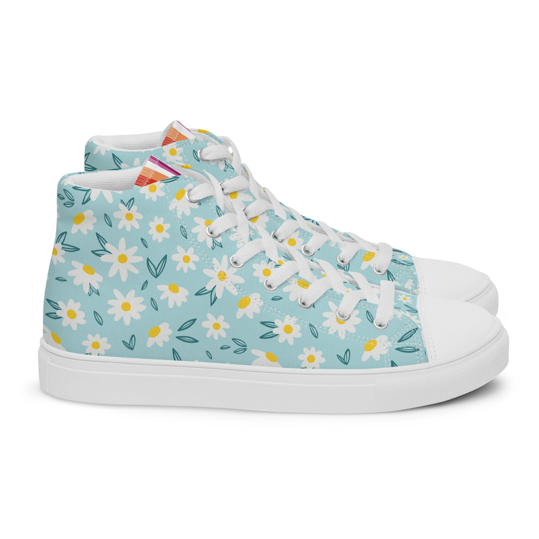 Lesbian Daisy High Top Shoes (female sizes) High Tops The Rainbow Stores