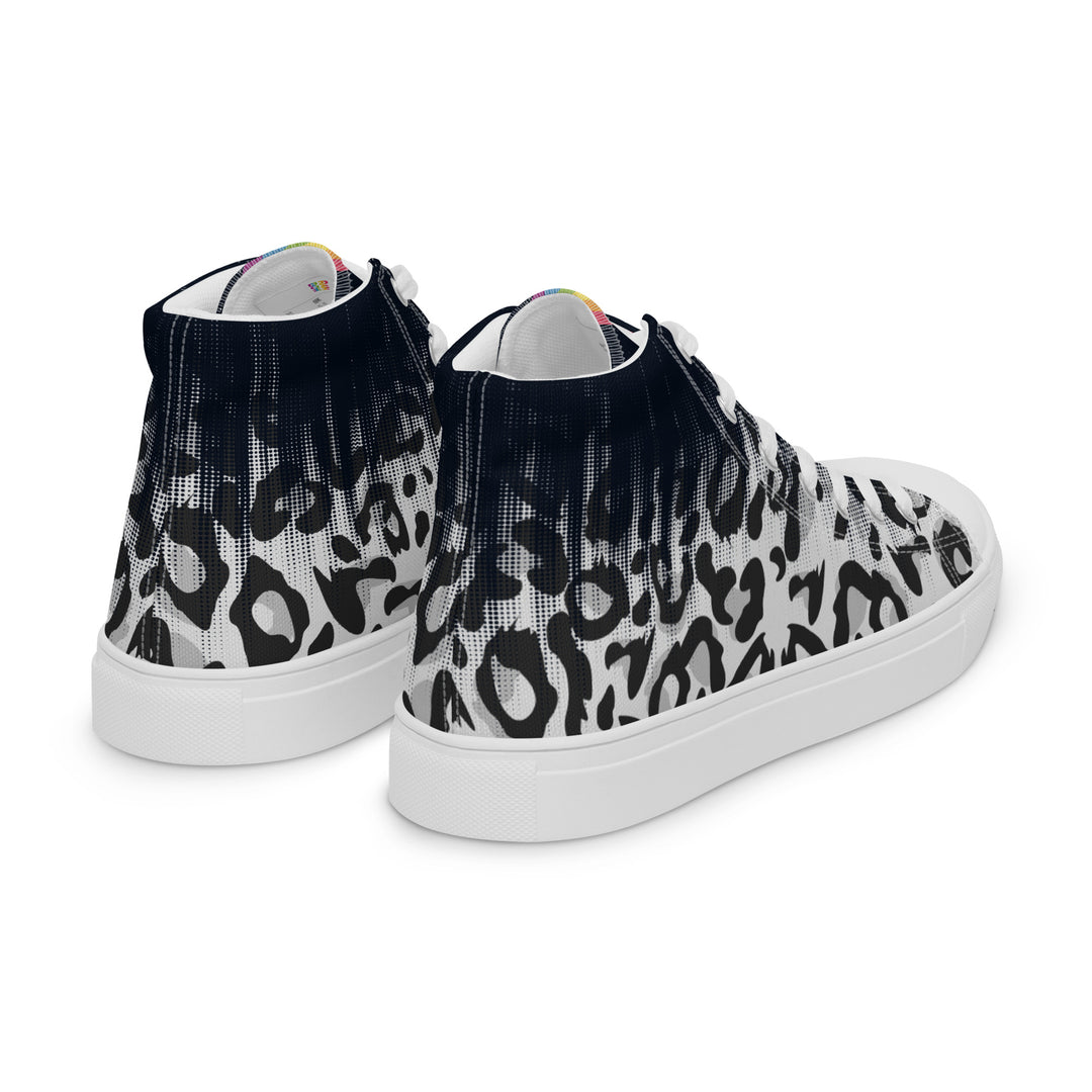 Faded Leopard High Top Trainers (female sizes) High Tops The Rainbow Stores