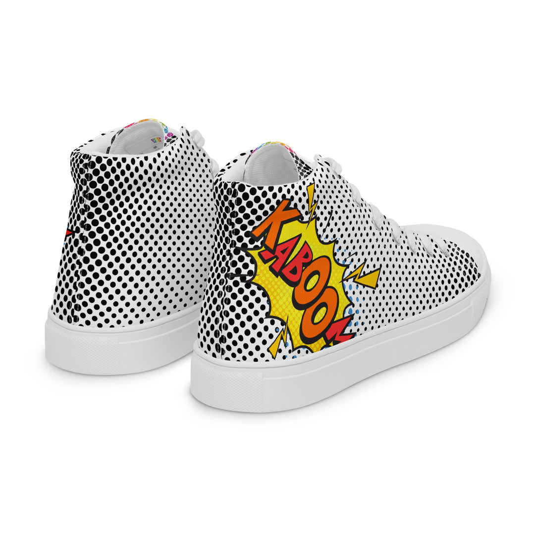 Pow! Pop Art High Top Trainers (female sizes) High Tops The Rainbow Stores