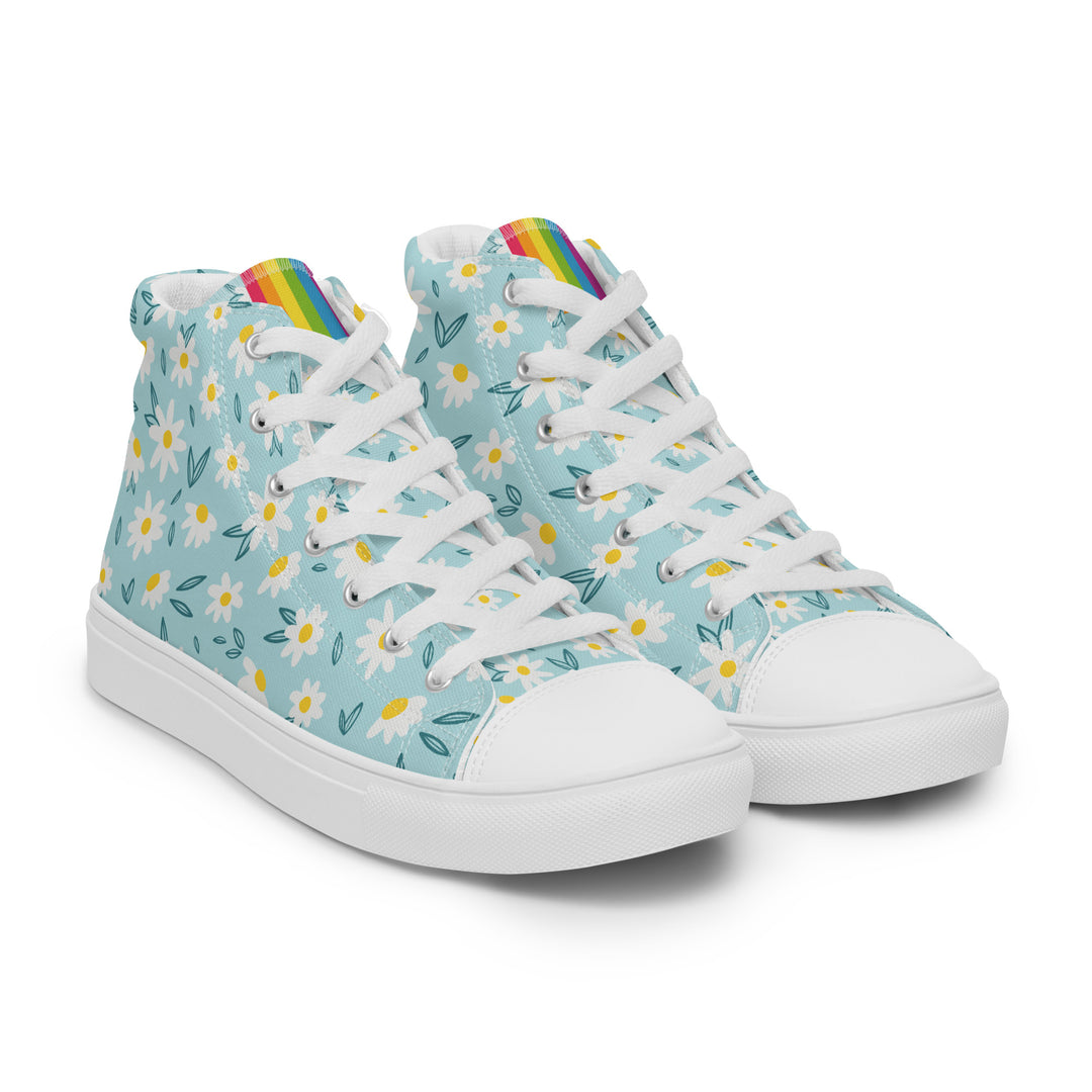 Rainbow Daisy High Top Trainers (female sizes) High Tops The Rainbow Stores