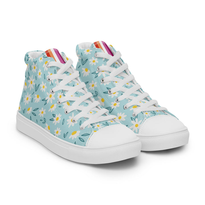 Lesbian Daisy High Top Shoes (female sizes) High Tops The Rainbow Stores