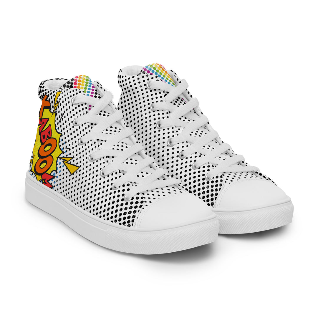 Pow! Pop Art High Top Trainers (female sizes) High Tops The Rainbow Stores